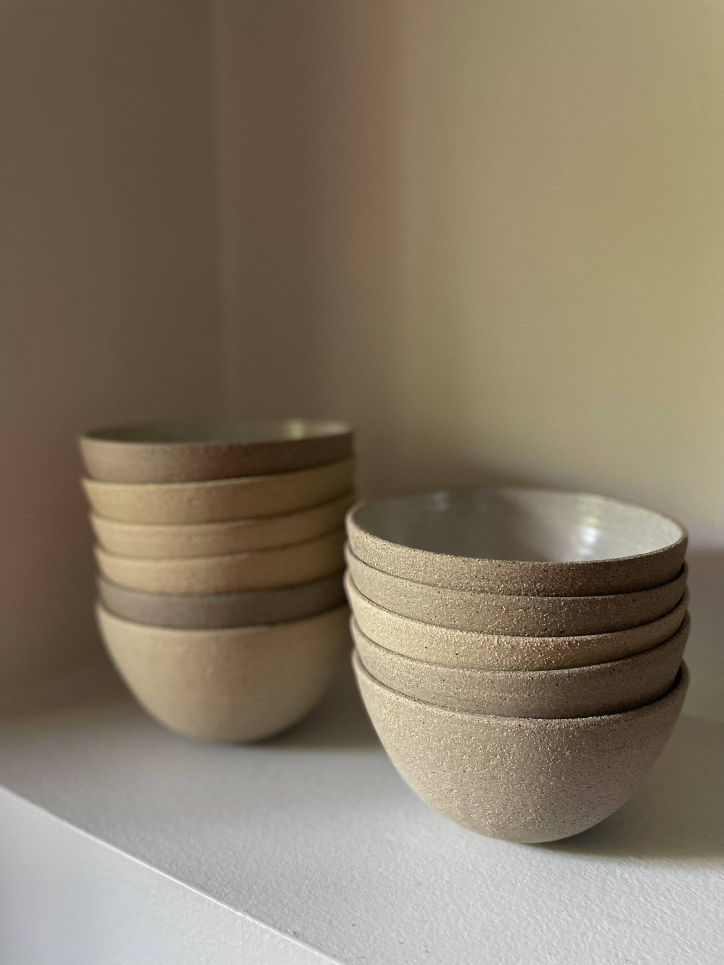 handmade stoneware ceramic deep bowl - limited edition