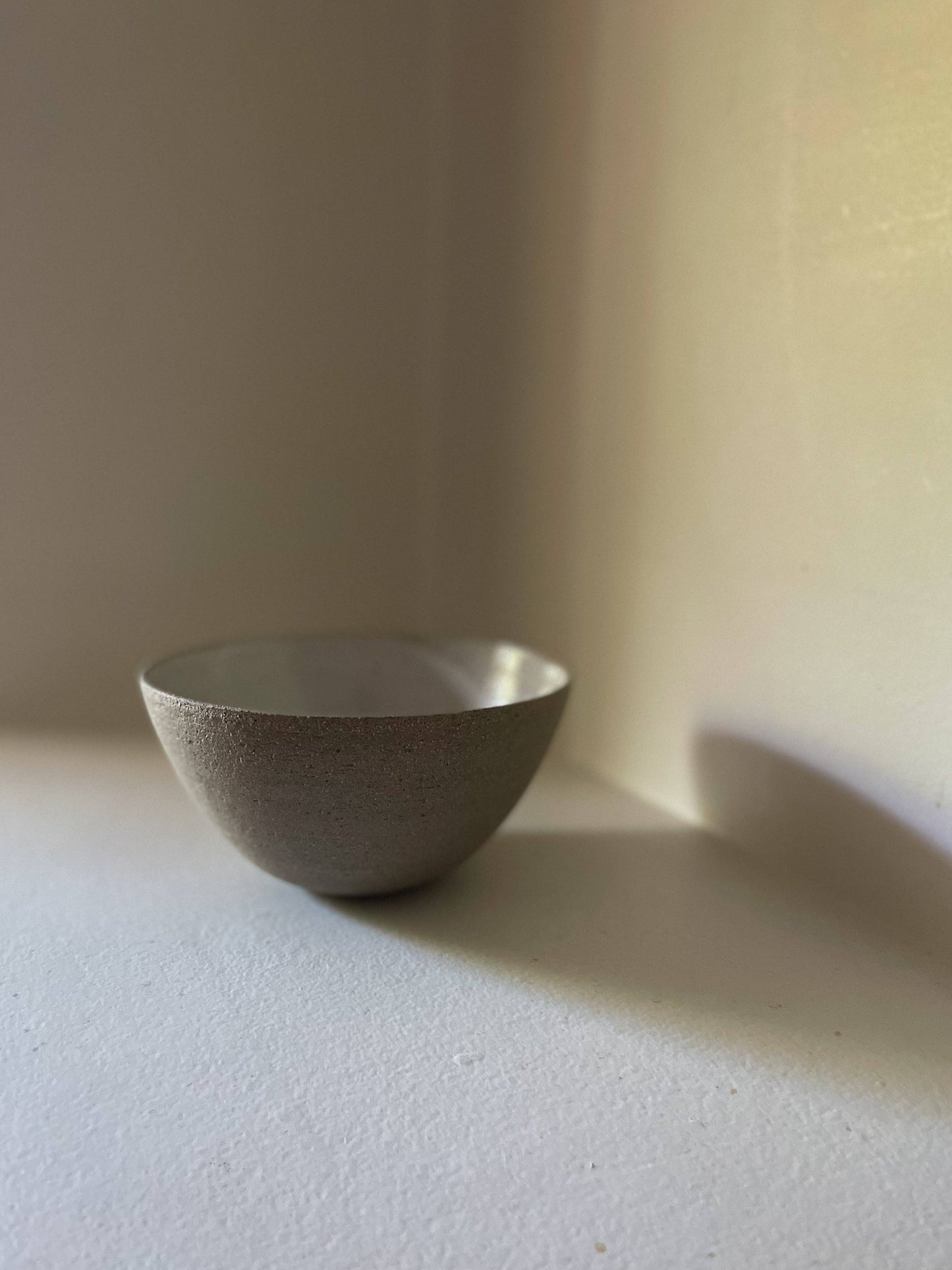 handmade stoneware ceramic deep bowl - limited edition